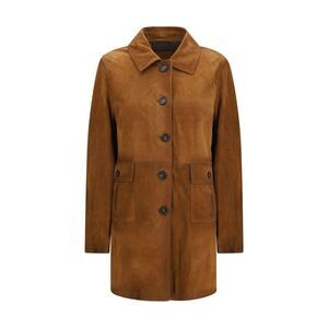 Valstar Brown Calf Leather Bos Taurus Full-Length Women's Jacket